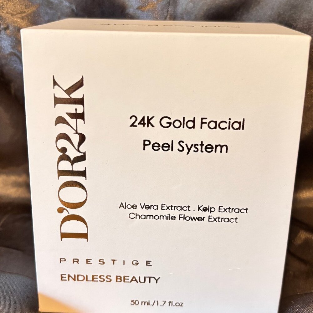 D'OR 24K 24k Gold Facial Peel System 50 ml COA INCLUDED